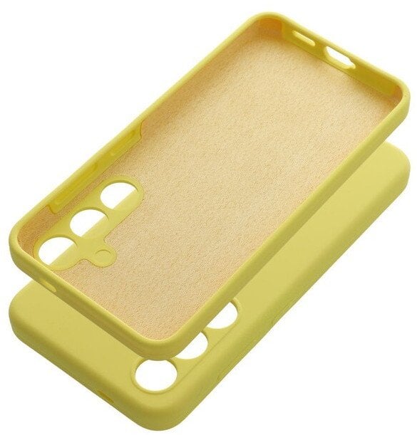 Futerał SILICONE 2mm do HONOR 400 Pro żółty