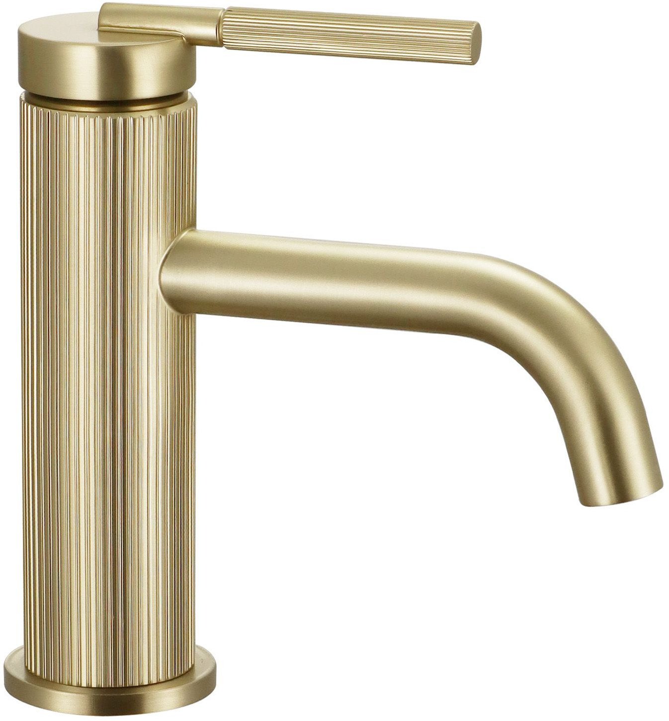 Bateria Umywalkowa REA Argon Złota Szczotkowana Niska