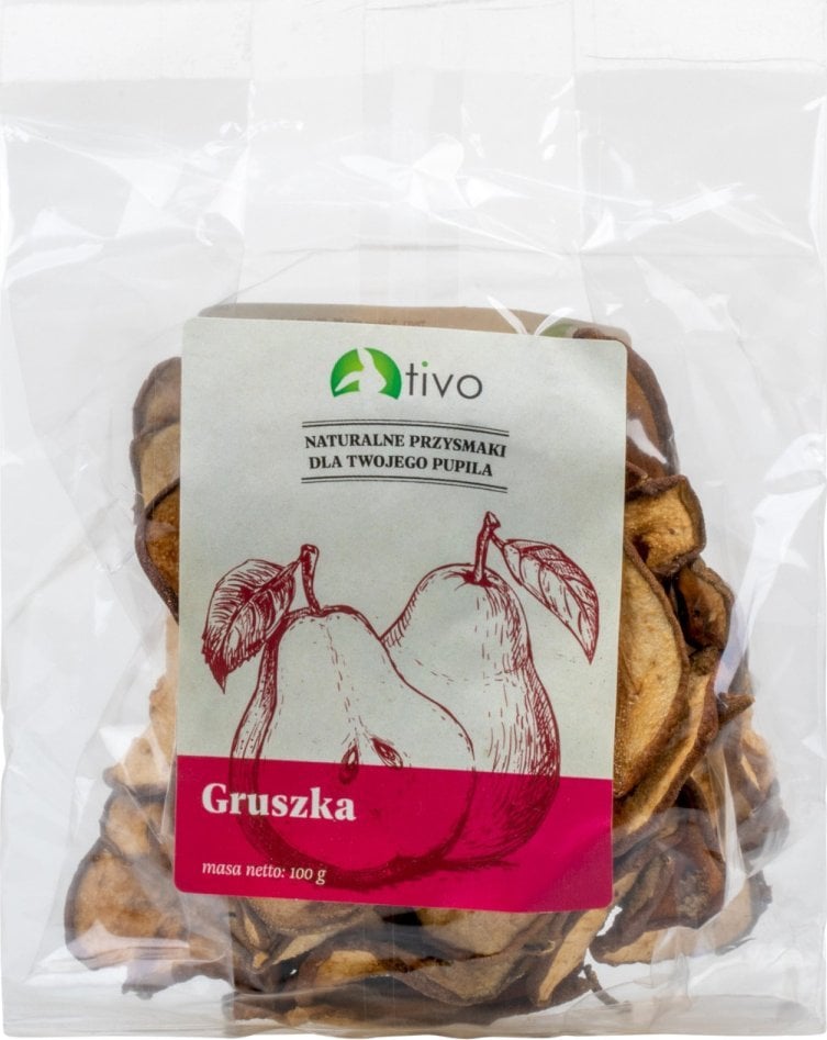 Tivo Gruszka 100g - Naturalny przysmak dla zwierząt