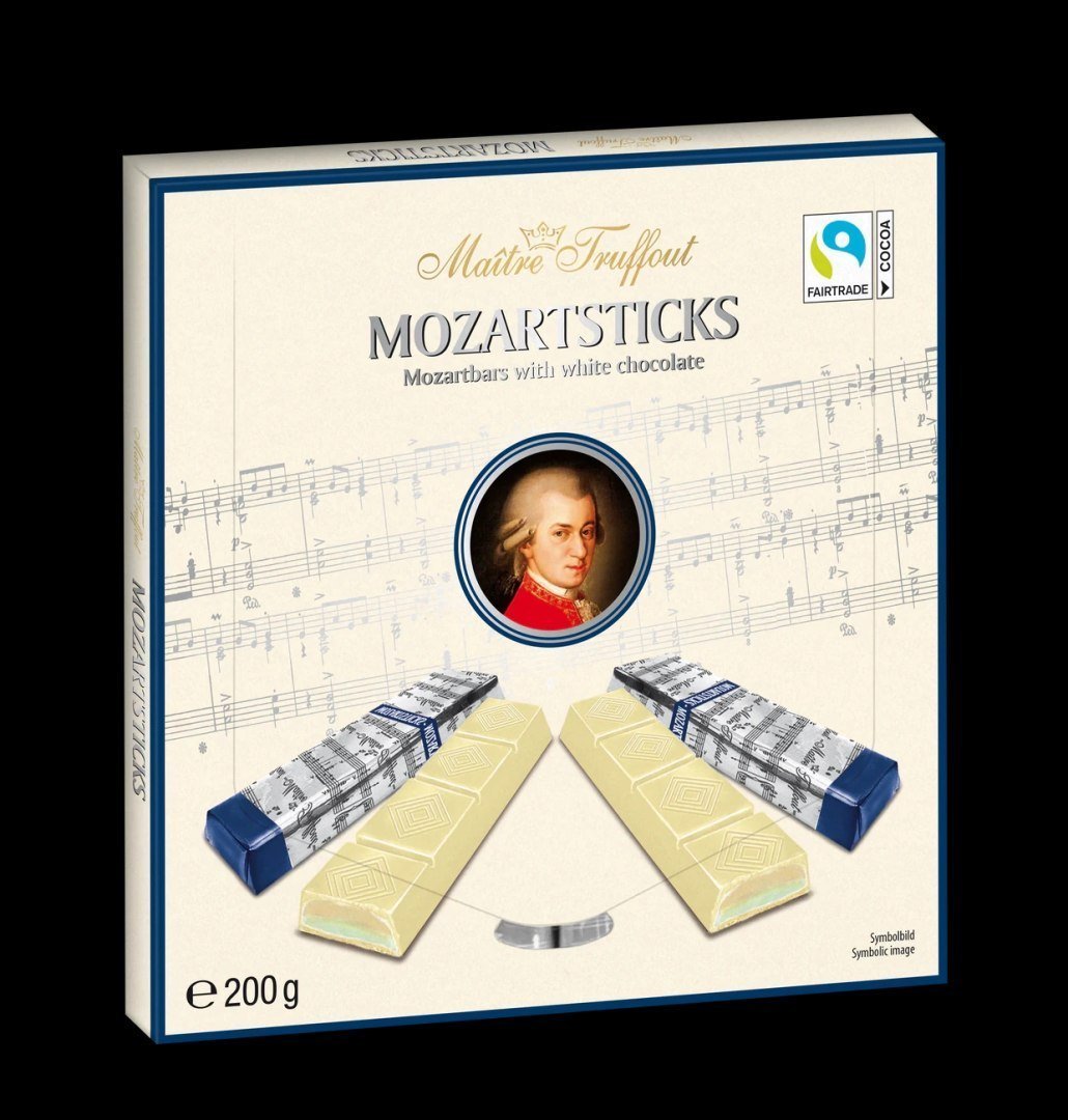 MaitreTruffout MaitreTruffout Mozartsticks White 200 g