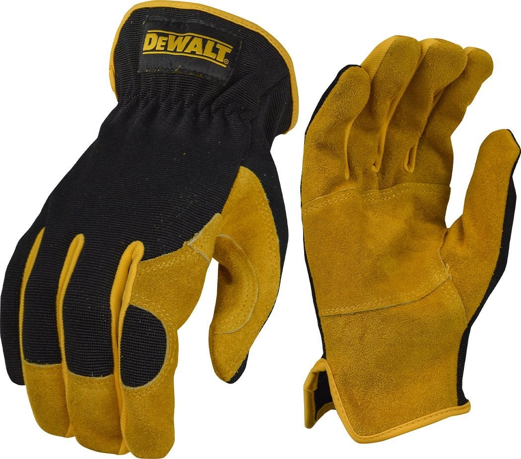 Dewalt rękawice skórzane wzocnione l dewalt