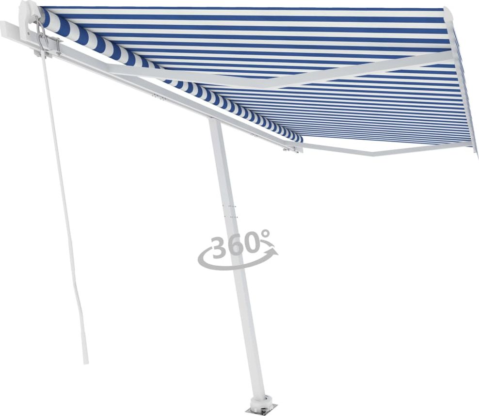 vidaXL Wolnostojąca, ręcznie zwijana markiza, 400x300 cm