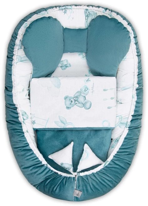 Kokon z podusią i kołderką Baby Boy