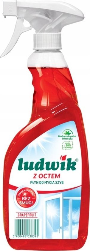 Ludwik Płyn do mycia szyb i luster Ludwik 0,6l Grapefruit