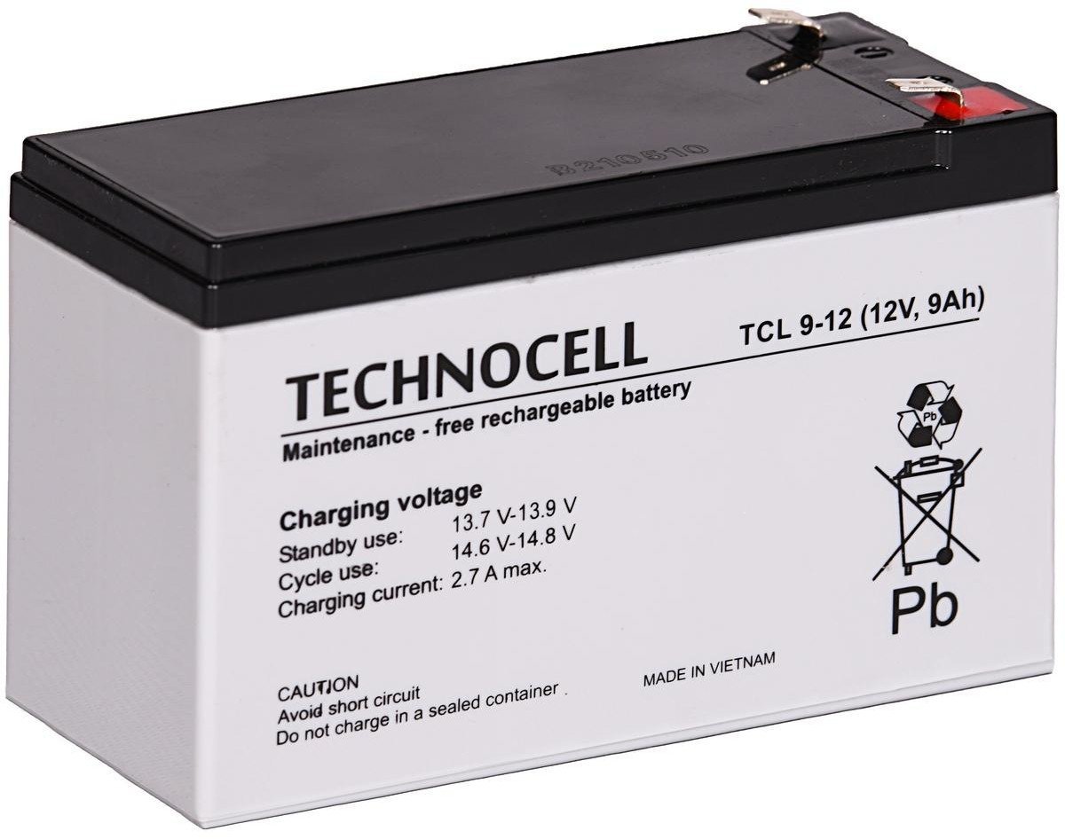 TCL9-12 TECHNOCELL Akumulator AGM 12V 9Ah