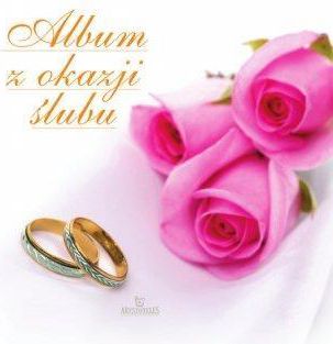 Arystoteles Album z okazji ślubu (różowe róże) - 240969