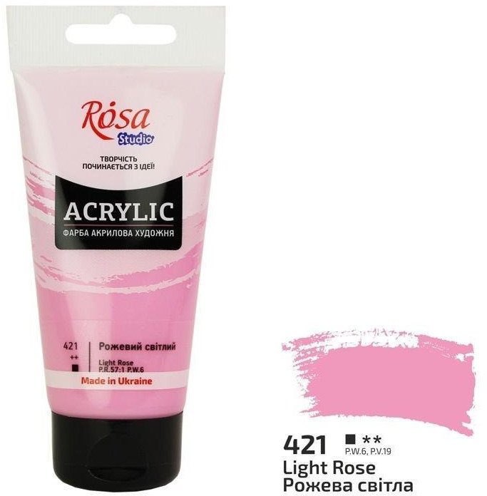 Farba akrylowa light pink 421 75ml