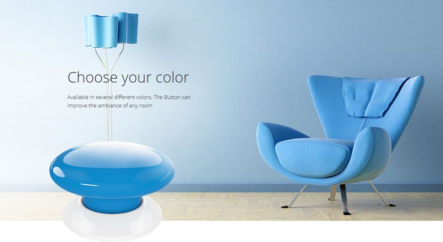 Fibaro The Button niebieski (FGPB-101-6)