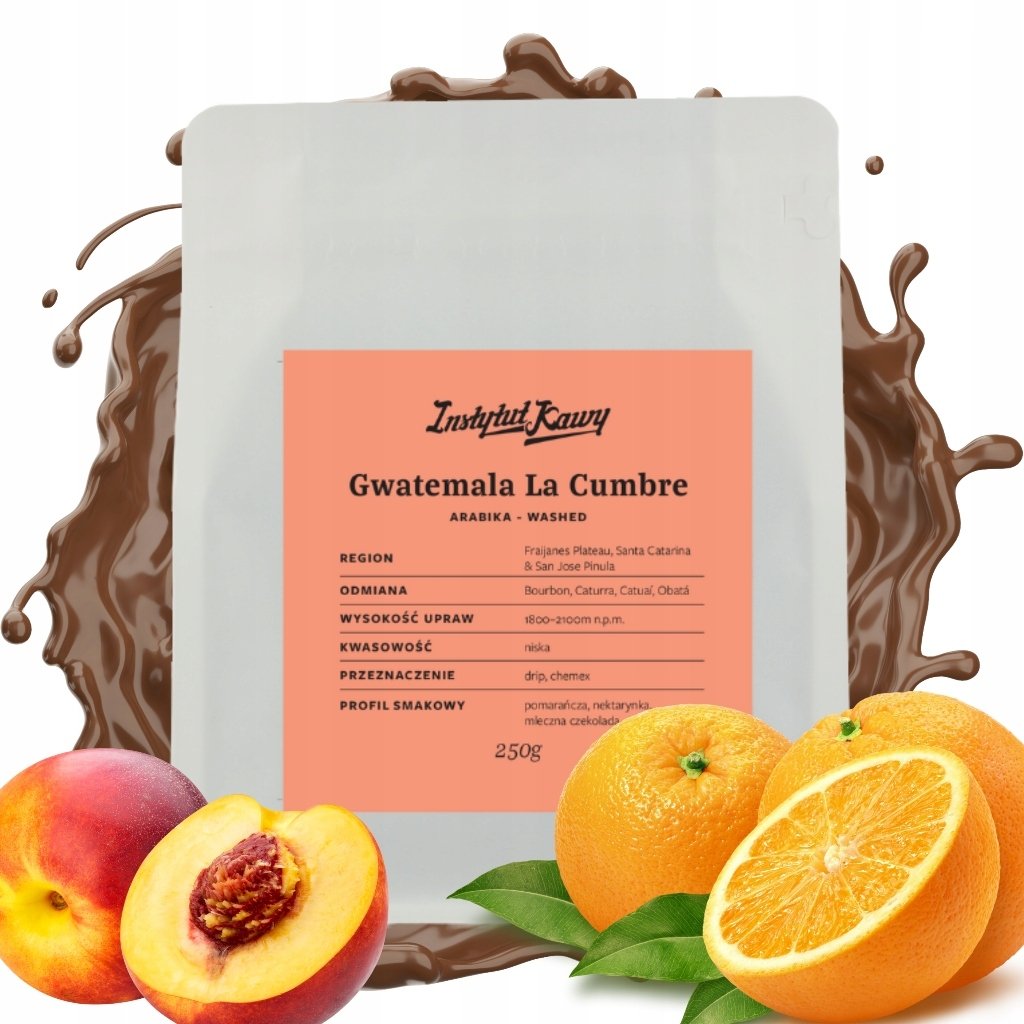 Kawa ziarnista Instytut Kawy Gwatemala La Cumbre Filtr 250g