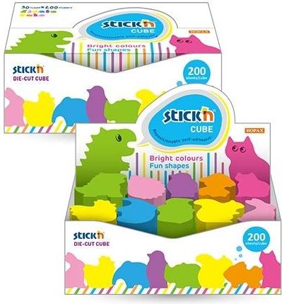 Stickn Kostki kształty mini zwierzęta (30szt) mix