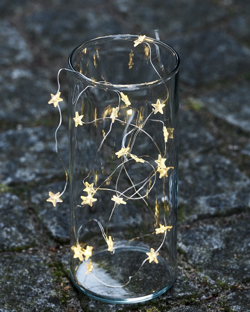 Lampki choinkowe Konstsmide Sirius Home Trille light decoration chain, copper, silver, star, 20 bulb(s), LED, warm white