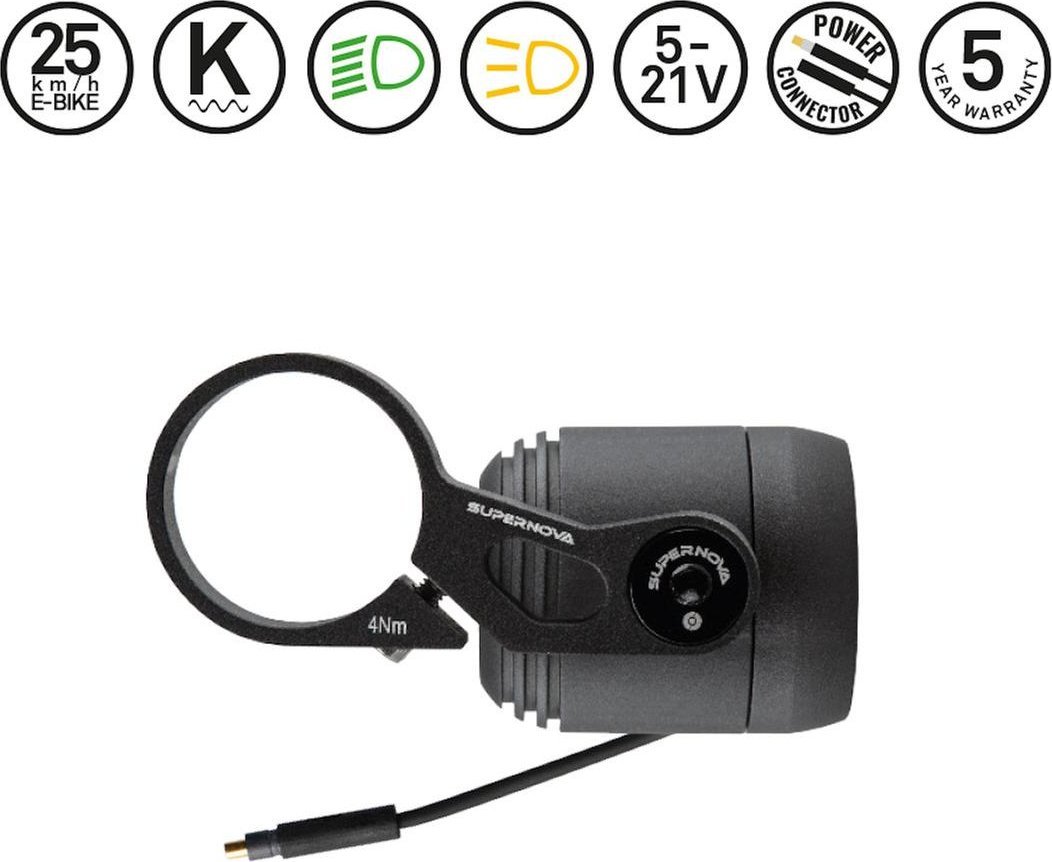 Supernova Lampka przednia SUPERNOVA V521s HBM E-bike 25