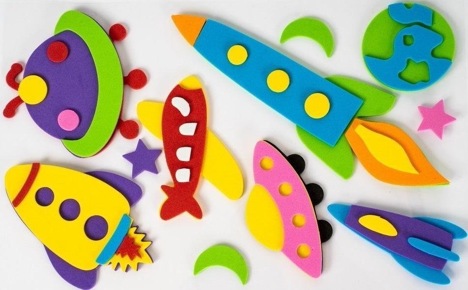 FANDY Naklejki piankowe 3D 3cm 7szt