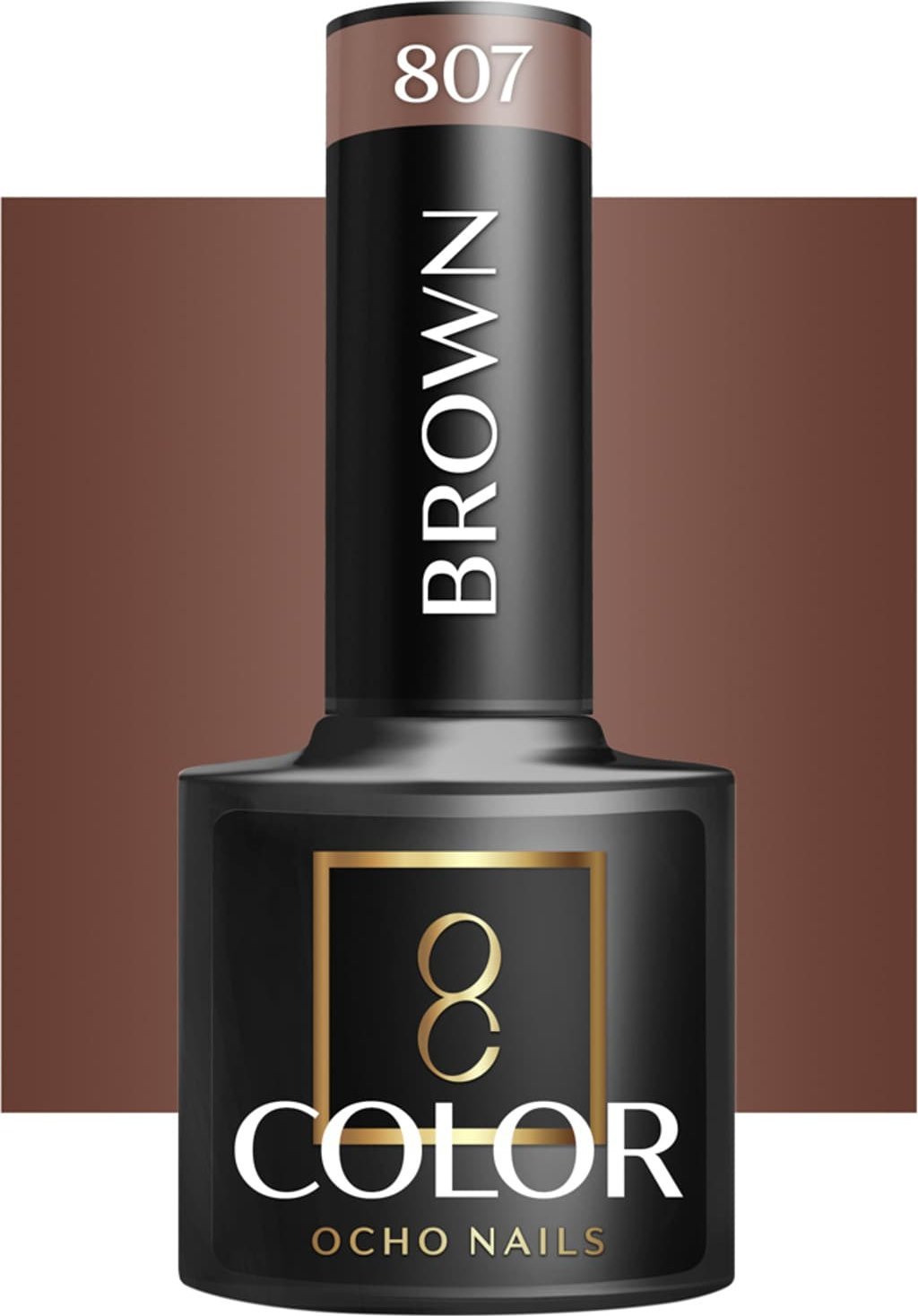 Activeshop OCHO NAILS Lakier hybrydowy brown 807 -5 g