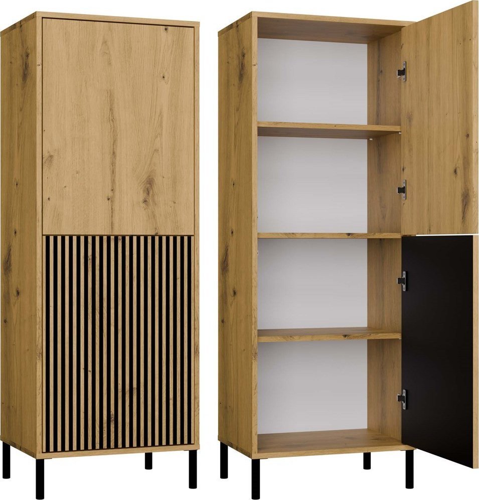 Witryna KAMARO 2DK SLIM/GŁ ARTISAN