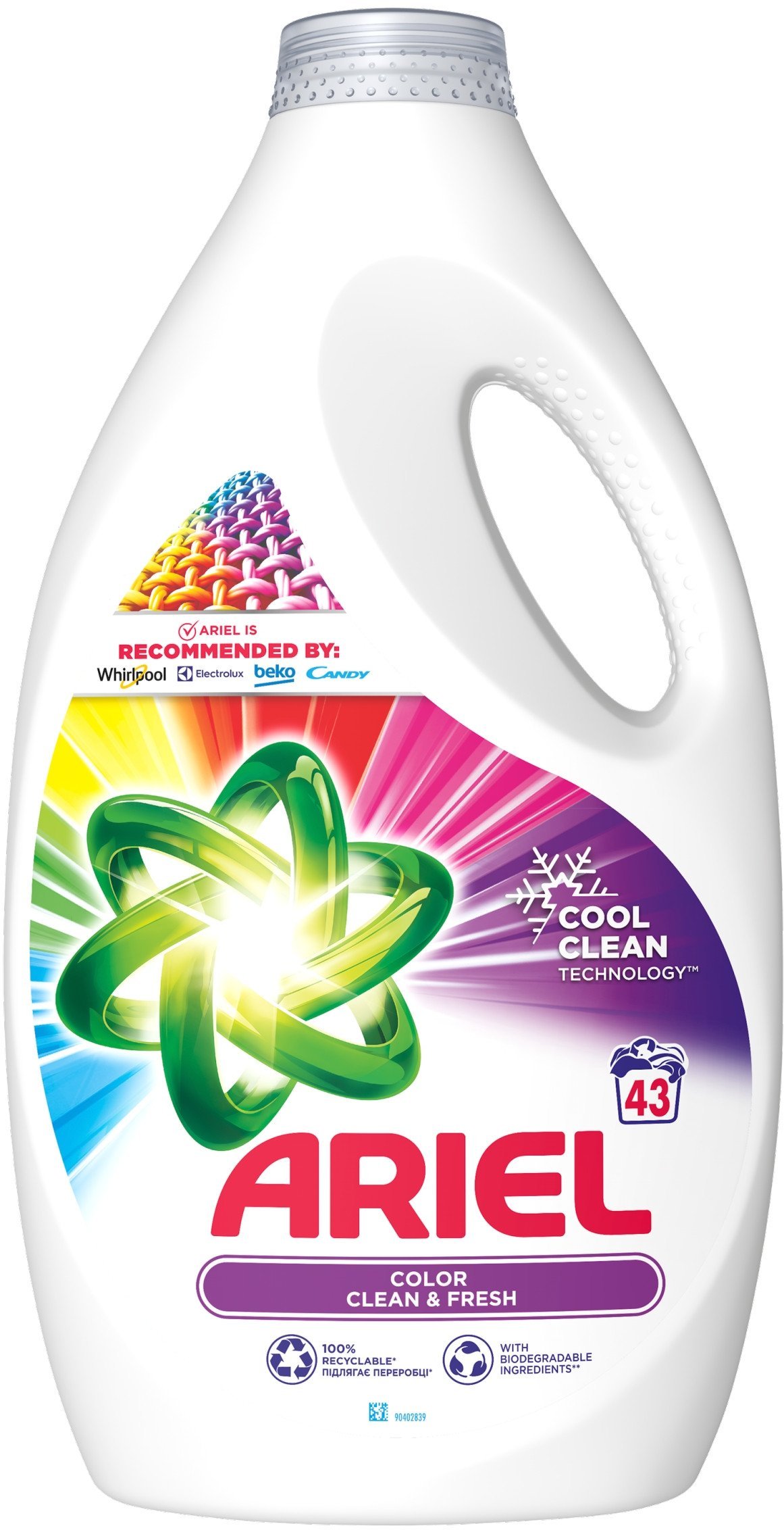 DETERGENT ARIEL COLOR 43W 2.15L