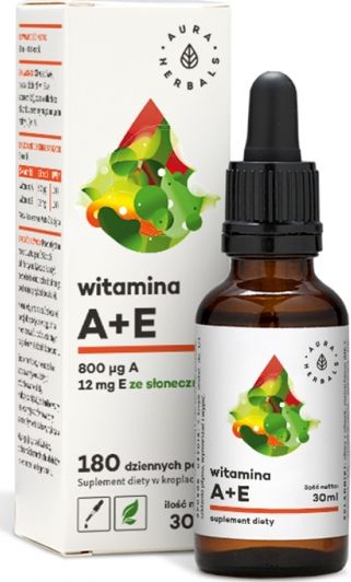 Aura Herbals Witamina A+E krople 30ml