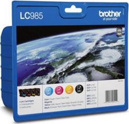 Tusz Brother Brother Tusz LC985 CMYK 4pack