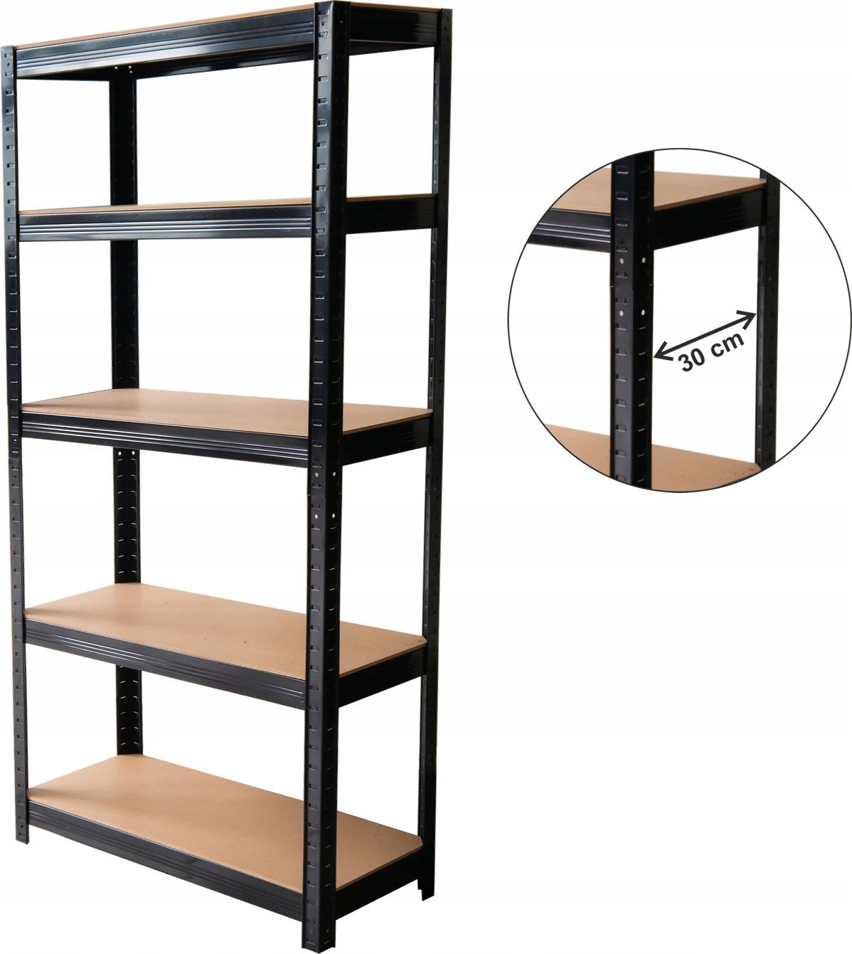 Kadax KADAX Regał Metalowy Magazynowy 180x90x30cm 875kg