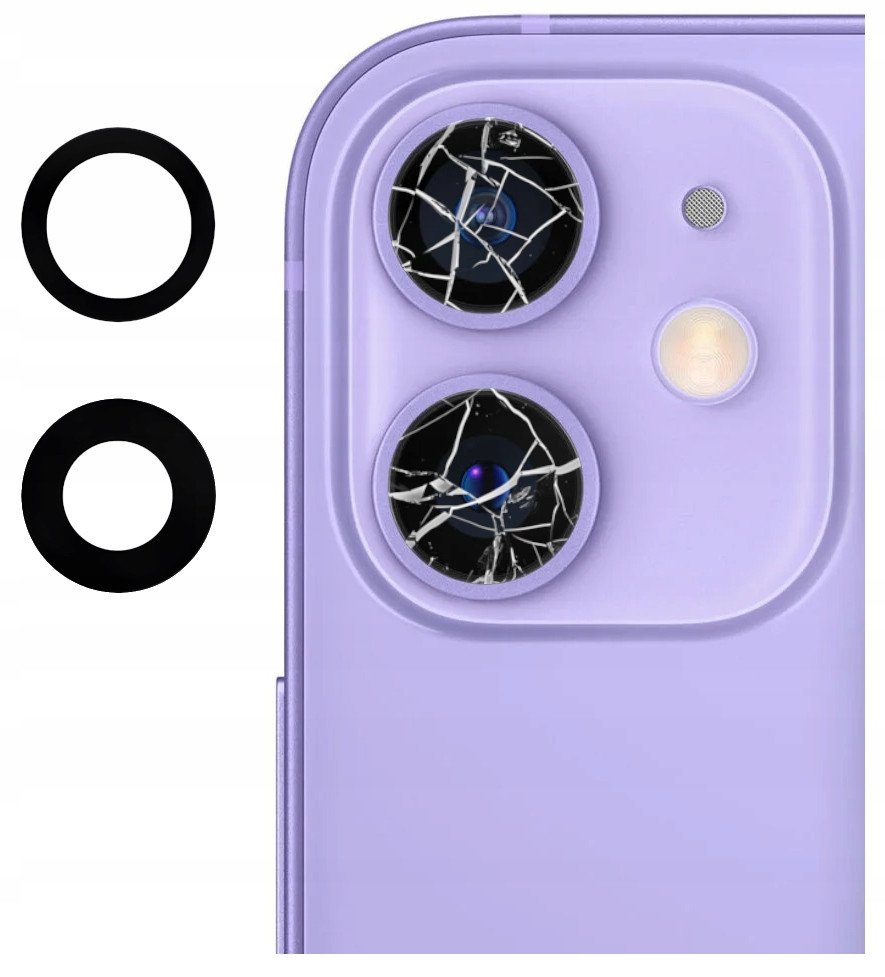 SZYBKA SZKŁO PREMIUM OSŁONA APARATU KLEJ DO IPHONE 12 MINI A2399 A2176