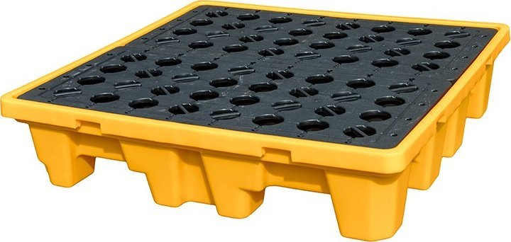 Dedra Wanna wychwytowa z kratownicą na 4 beczki, pojemność 200 l, wym. 1300 x 1300 x 300