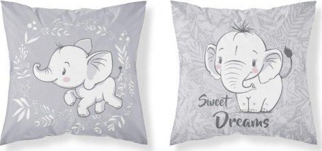 Detexpol Poszewka 40x40 bawełniana słonik