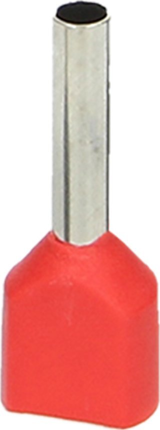 Orno Tulejka izolowana podwójna, przekrój maksymalny 1mm?, długość miedzianej tulejki 10mm, 100 sztuk.