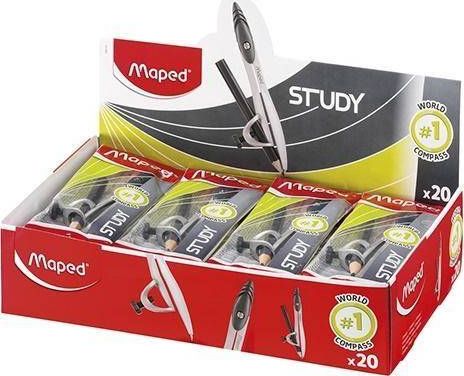 Maped Cyrkiel Study 120 + ołówek
