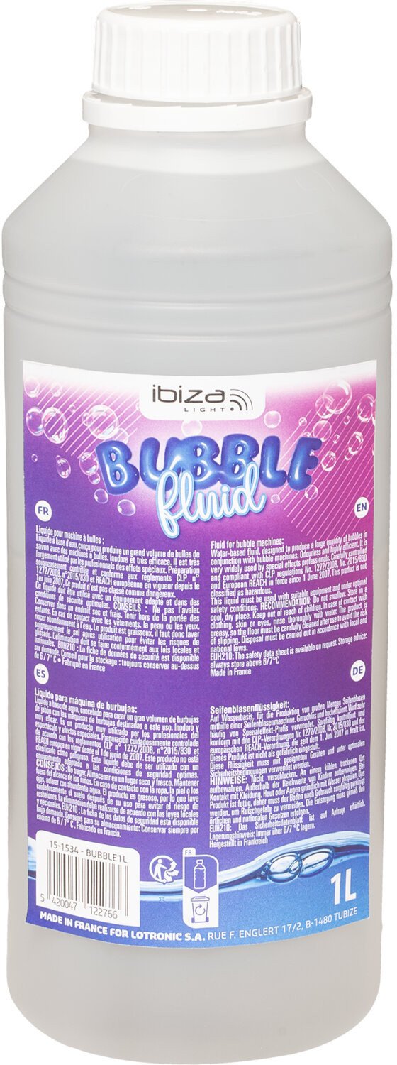 Płyn do wytwornicy baniek mydlanych 1L BUBBLE1L one size