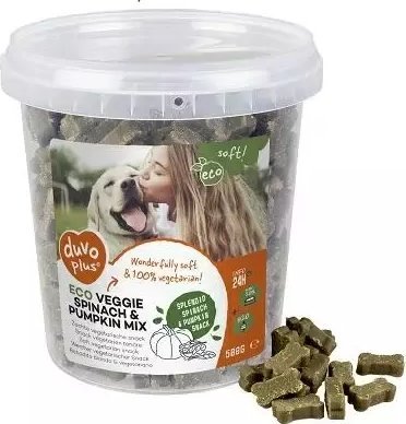 Duvo+ Duvo+ Vege Przysmak dla Psa Szpinak Dynia 500g