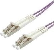 Roline ROLINE LWL- Cable 50/125µm OM4, LC/LC, violet 0,5m (21.15.8750)