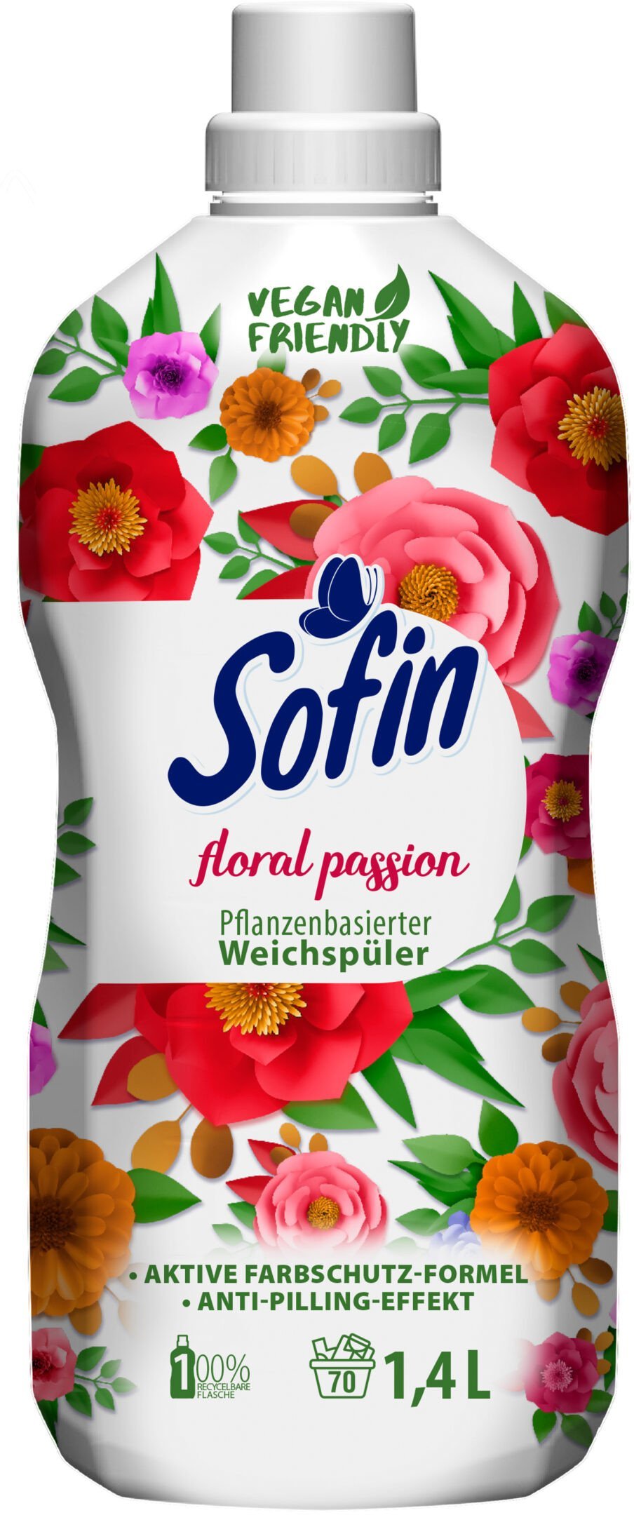 SOFTENER FABRIC SOFIN VEGANFLORAL 1.4L