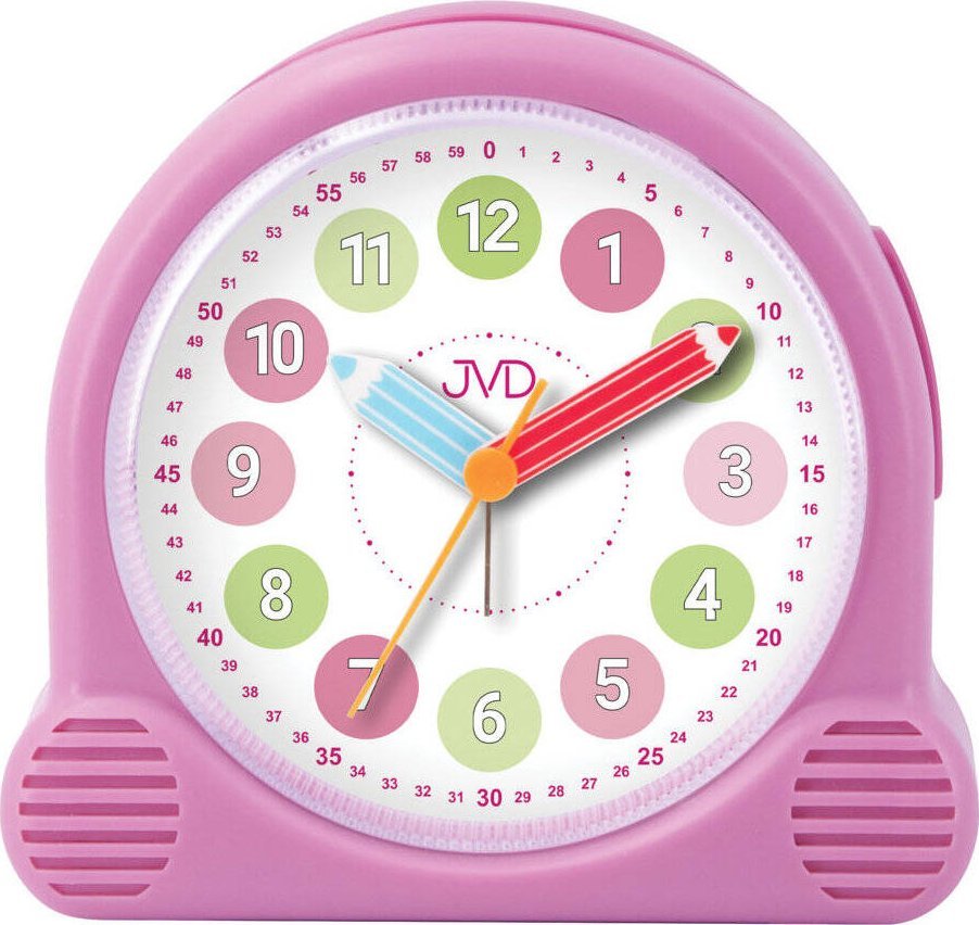 JVD Budzik dziecięcy JVD SRP160.1 cichy mechanizm