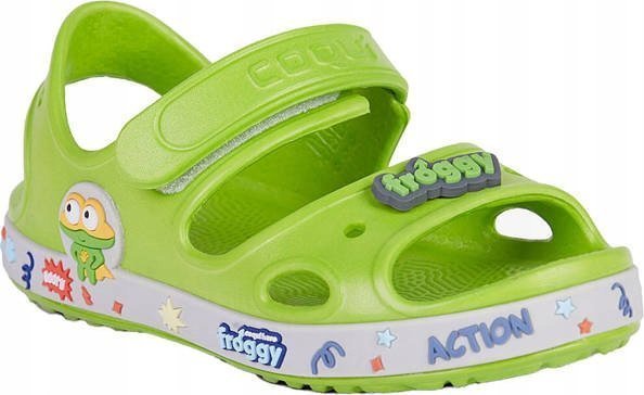 Coqui Sandały dla dzieci Coqui Yogi zielone 8861-632-1546A 23-24