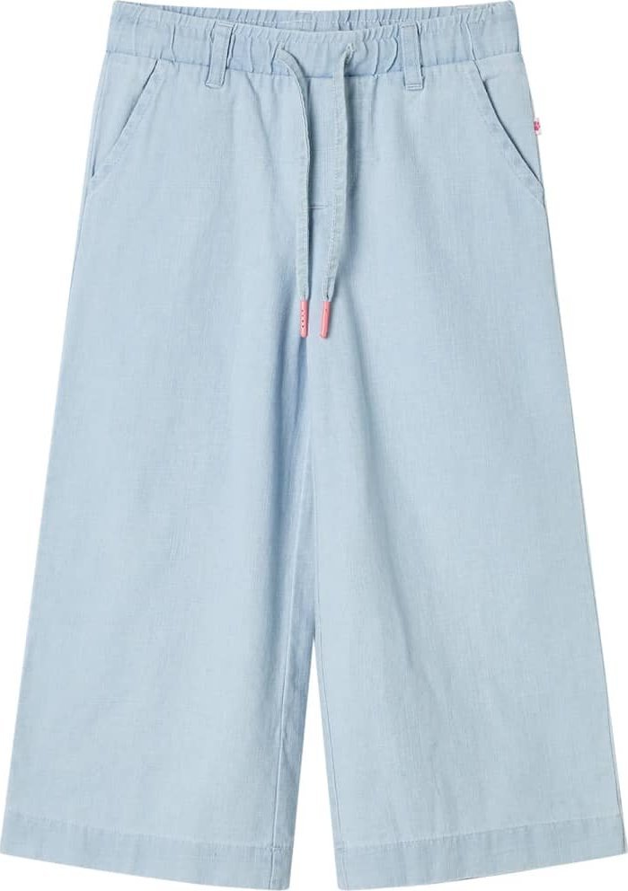 vidaXL Spodnie dziecięce, jasny niebieski denim, 92