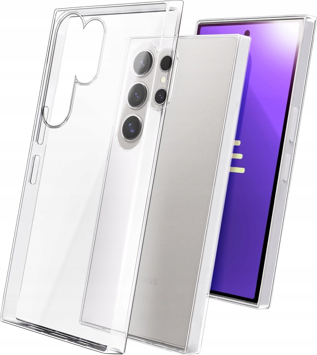 Hello Case Etui Do Samsung Galaxy S22 Ultra (Przezroczyste, Silikonowe, Grubość 2mm)