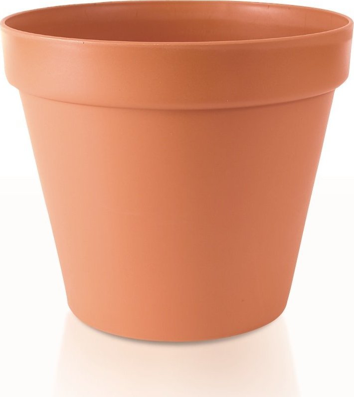 Prosperplast Doniczka podłużna, donica, skrzynka balkonowa Glinka DGA11-R624, Kolor Terakota, Prosperplast, Wymiary 11x11x9 cm