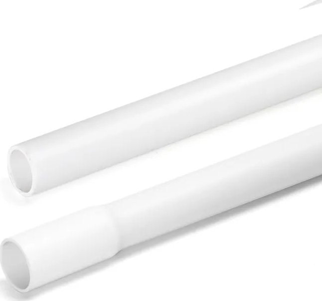 Przewód Aigostar Okrągły biały przewód rozprężny PVC 16 mm Okrągły biały przewód rozprężny PVC 16 mm