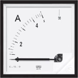 Lumel Amperomierz analogowy tablicowy 800/400A do przekładnika 400/5A 72 x 72mm IP50 C3 K=90 st. (EA17N F42100000000)