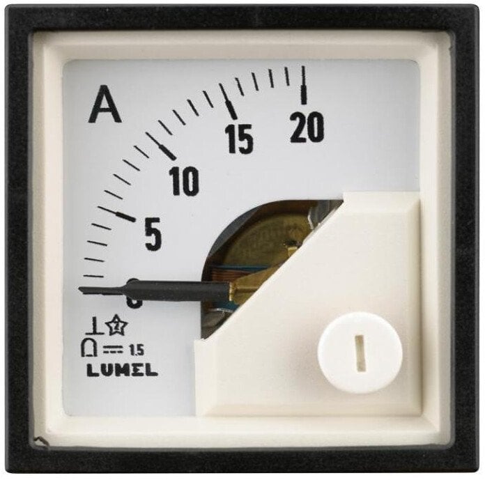 Amperomierz analogowy 48x48 I:IP65 A210:zakr.pom.25A MA16