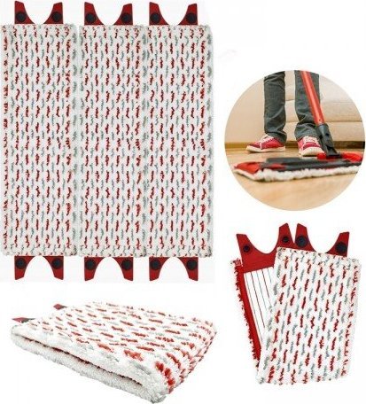 Zestaw 3 Wkładów do mopa płaskiego ZAMIENNIK VILEDA Ultramax