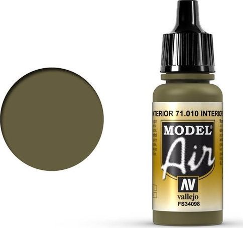 Vallejo Vallejo Model Air Interior Green 71.010 uniwersalny