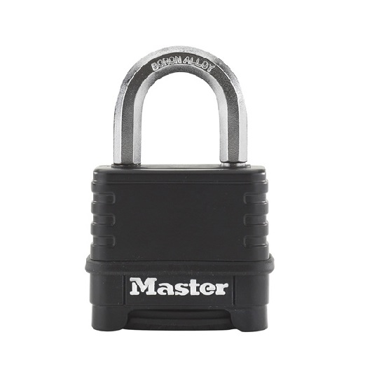 MasterLock Kłódka Excell 50mm w gumowej obudowie na szyfr BOR/OCT 9mm (M178EURD)