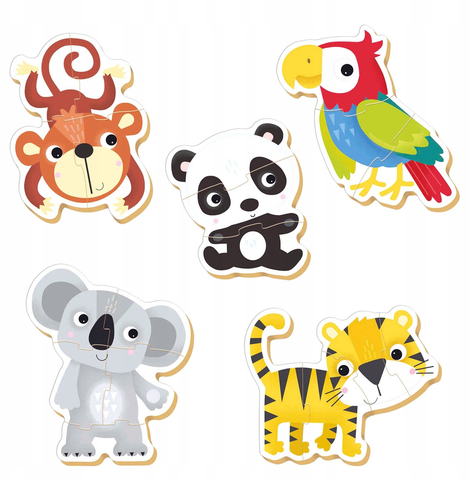 Puzzle 3-5 Dzikie zwierzęta 2