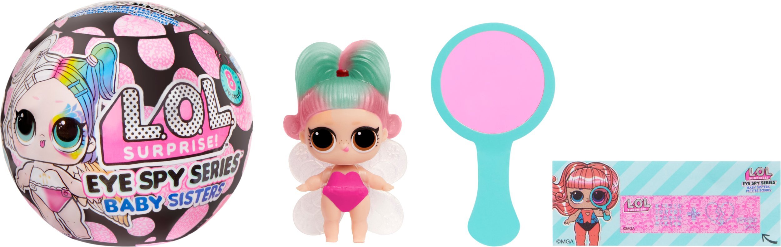 MGA L.O.L.Surpr.Eye Spy Baby Sisters kula 542605