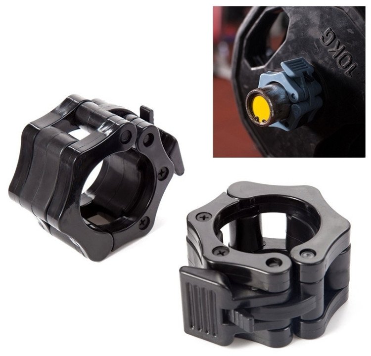 Zacisk Szczękowy na gryf sztangę 28 mm zaciski JAW LOCK zestaw 2 szt czarny