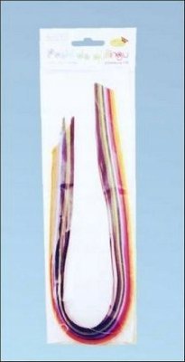 CreativeHobby Paski do quillingu 3 mm 60 sztuk - złoto-srebrne