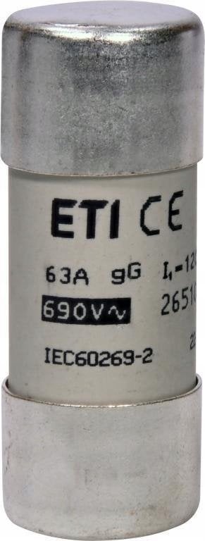 Wkładka topikowa cylindryczna CH22x58 gG 63A/690V 002651048