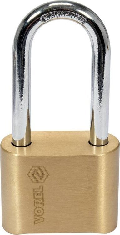 Toya VOREL KŁÓDKA MOSIĘŻNA SZYFROWA 50mm DŁ. PAŁĄK MECHANIZM OD SPODU