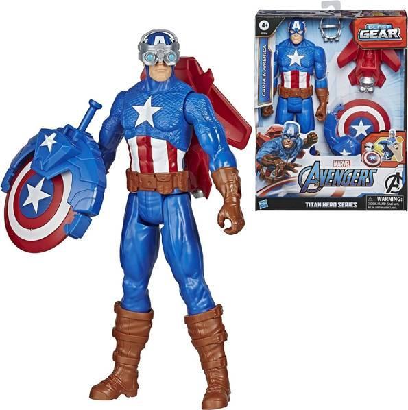 Figurka Hasbro Titan Hero Series - Kapitan Ameryka (E7374)